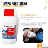 Kit 3 Limpa Para Brisa Wurth 100ml: Visibilidade Cristalina e Segurança Máxima - imagem 5