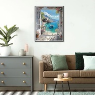Ausanrl Kits de Pintura por Números para Adultos - Tela Paisagem Relaxante com Tintas Acrílicas Premium - imagem 4