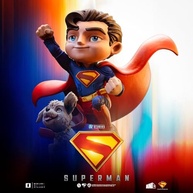 Estátua Superman e Krypto - Superman Legacy - MiniCo Iron Studios - Colecionável Premium - imagem 3