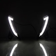 Faróis de Neblina LED Sequencial Âmbar para Toyota Land Cruiser LC250 2024-2025 | Luz Diurna DRL e Noturna Azul - imagem 4
