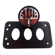 Suporte Placa Vertical com Lanterna Freio para Motos Honda, Yamaha, Suzuki, Kawasaki e Custom - imagem 3