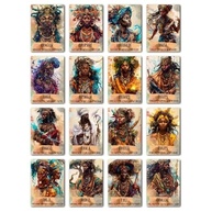 Coleção 16 Quadros Decorativos Orixás - Arte Afro-Brasileira em Laser - imagem 4