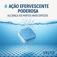Kit 10 Pastilhas Efervescentes para Limpeza de Máquina de Lavar - Limpeza Profunda Antibacteriana, Remove Odores e Resíduos - imagem 5