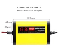 Carregador Inteligente Digital 12V para Baterias de Carro e Moto com Visor LCD - imagem 5