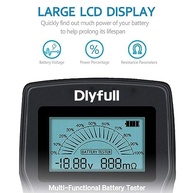 Testador de Bateria Universal Dlyfull: LCD, Digital, para Pilhas AA, AAA, 9V, Íon-Lítio e Mais! - imagem 4