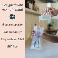 Ameda Sacos de Armazenamento Pump'N Protect para Leite Materno - 150 Peças, 170g, Sem BPA - imagem 4