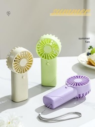 Mini Ventilador Portátil de Viagem com Cordão - Leve, Silencioso e Ideal para Uso Interno e Externo - imagem 4