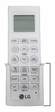 Suporte de Parede para Controle Ar Condicionado LG Dual Inverter 3D Branco - imagem 1
