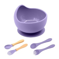 Tigela e Talheres de Silicone Life para Bebês e Crianças - Segurança, Conforto e Praticidade nas Refeições - imagem 1