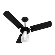 Ventilador de Teto New Light 3 Pás Laqueadas Preto 127V - Moderno e Silencioso - imagem 2