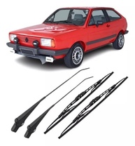 Par de Braços Limpadores com Palhetas para VW Gol (1980-1994) - Visibilidade Impecável! - imagem 2