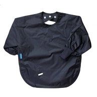Babador Manga Longa Liso (Preto) - BLW Impermeável - imagem 1