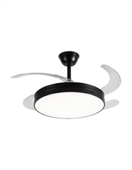 Ventilador de Teto Plafon LED Opus Air Lite Retrátil com Controle Remoto – 60W, 3 Temperaturas de Luz, Bivolt, Silencioso - imagem 1
