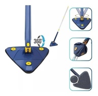 Mop Triangular Giratório 360º com Função de Esmecer - Cabo Longo e Microfibra Premium - imagem 4