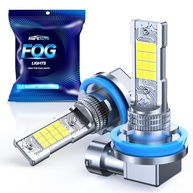 Marsauto Lâmpadas LED Neblina H11/H16/H8 Âmbar 3500K - Super Brilho 12.000 Lúmens - imagem 1