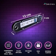 Farol de Luz Negra LED UV 12V Profissional Deltrônica: Iluminação Potente e Versátil - imagem 5