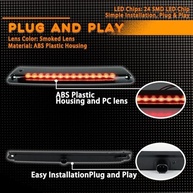 Terceira Luz de Freio LED Completa para Ford Focus e Fiesta Hatchback (2012-2018) - imagem 4