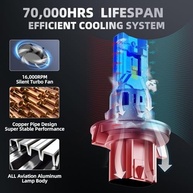 Lâmpada Neblina H13 Super Brilhante 6500K - 700% Mais Luz, Plug & Play - imagem 3