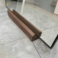 Suporte para Espelho de Chão em Madeira Maciça - Antiderrapante e Estiloso - imagem 2