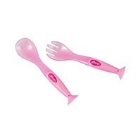Talheres com Ventosa para Bebês - Cabo Anatômico e Ponta em Silicone Macio - imagem 3