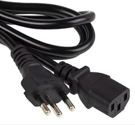 Cabo de Força Tripolar Universal 1,5m: Conexão Segura para PC, Monitor, TV e Mais (Bivolt) - imagem 2