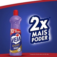 Veja Gold Limpador Multiuso Lavanda e Álcool 500ml - 2x Mais Poder de Limpeza - imagem 3