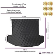 Protetor de Porta-Malas Tiggo 8 2020-2023: Bandeja Em Relevo e Tapete Premium - imagem 4