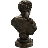 Busto de Marco Aurélio em Ouro Velho - Estátua Histórica do Imperador Filósofo - imagem 4