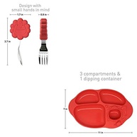 Kit Alimentação Infantil com 4 Divisórias Leão Marcus e Marcus - Estimule a Aventura Gastronômica! - imagem 4