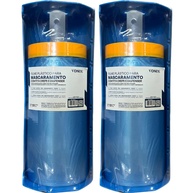 Kit 2 Filmes Plásticos para Mascaramento Vonixx com Fita e Dispenser - Solução Profissional para Pintura e Decoração - imagem 1
