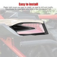 Moldura Traseira Luz Freio Can-Am Maverick X3 2017-2025 - Estilo Fosco Premium - imagem 5