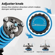 Coilovers maXpeedingrods para Honda Civic 2006-2011 e Acura CSX: Ajuste de Altura e 24 Níveis de Amortecimento - imagem 3