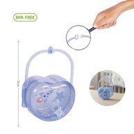 Kit 2 Peças Dosador Porta Leite em Pó + Porta Chupeta Higiênico para Bebês (Menino) - imagem 4