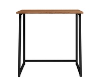 Escrivaninha Dobrável Fit Preto/Canela - Mesa Compacta para Home Office e Estudos - imagem 1