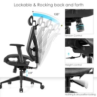 CADEIRA ERGONÔMICA EM TELA MESH - CONFORTO E ESTILO PARA SEU ESCRITÓRIO - imagem 5