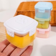 3 Caixas de Plástico 60ml - Mini Recipientes para Molhos e Temperos com Tampa Silicone - imagem 5
