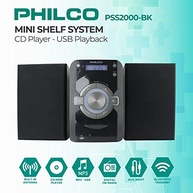 Mini Sistema de Som Philco com Bluetooth, CD Player e Rádio FM Digital - Preto - imagem 3
