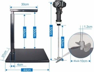 Misturador de Tinta Pneumático 5 Galões - Agitação Automática com Ar Comprimido para Tintas e Revestimentos - imagem 3