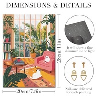 Arte de Parede Moderna em Tela Elegante - Decore com Estilo Minimalista - imagem 4