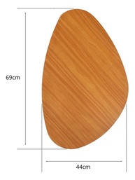 Kit 2 Mesas de Centro Modernas com Design Orgânico - 69/77cm | Versáteis e Resistentes para Sala, Quarto ou Escritório - imagem 3