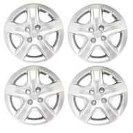 Kit 4 Calotas Prata Aro 15 Sandero Logan 2013-2019 - Design Moderno e Proteção - imagem 1