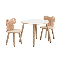 Mesa com 2 Cadeiras Modelo Borboleta - Design Moderno e Conforto para Ambientes Compactos - imagem 2