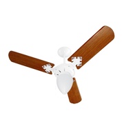 Ventilador de Teto New Light Globo Pera 3 Pás com Iluminação - Silencioso e Moderno - imagem 1