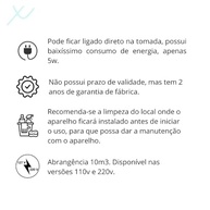 Kit 2x Anti-Mofo Eletrônico Byemofo 110V - Combate Fungos, Bolor e Umidade sem Produtos Químicos - imagem 5