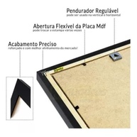 Quadro Decorativo Clarice Lispector Frases A4 23x33cm - Moldura Premium Madeira - imagem 5