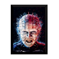 Quadro Terror Hellraiser Renascido Inferno - Poster Moldurado para Fãs de Horror - imagem 1