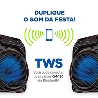 Caixa Amplificada Mondial CM-150: Som Potente 150W RMS, Bluetooth e Festa Garantida! - imagem 4