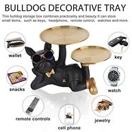 Estátua de Mordomo Bulldog Francês com Bandeja – Decoração Elegante e Divertida para Casa - imagem 5
