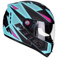 Capacete Fechado Peels Icon Fast Verde Água Fosco com Rosa - Segurança e Estilo para sua Moto - imagem 5
