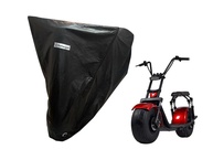 Capa Impermeável Forrada para Moto e Scooter Elétrica - Proteção Total (Preta) - imagem 1